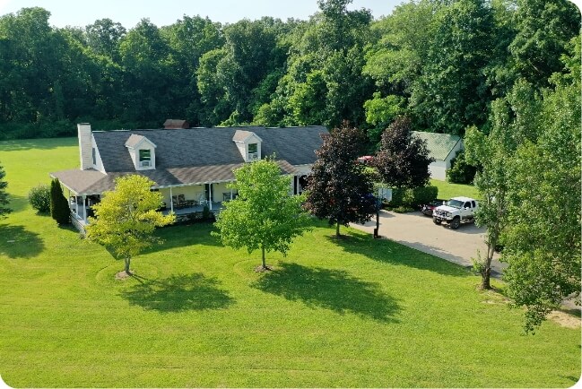 Birdeye view of house image