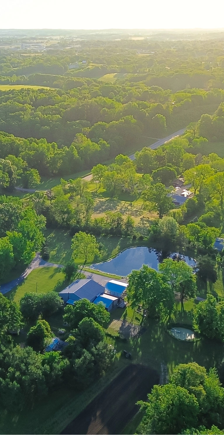 Acreage drone view sm