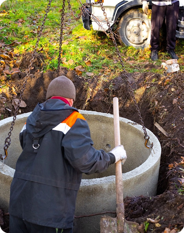 Building septic tank