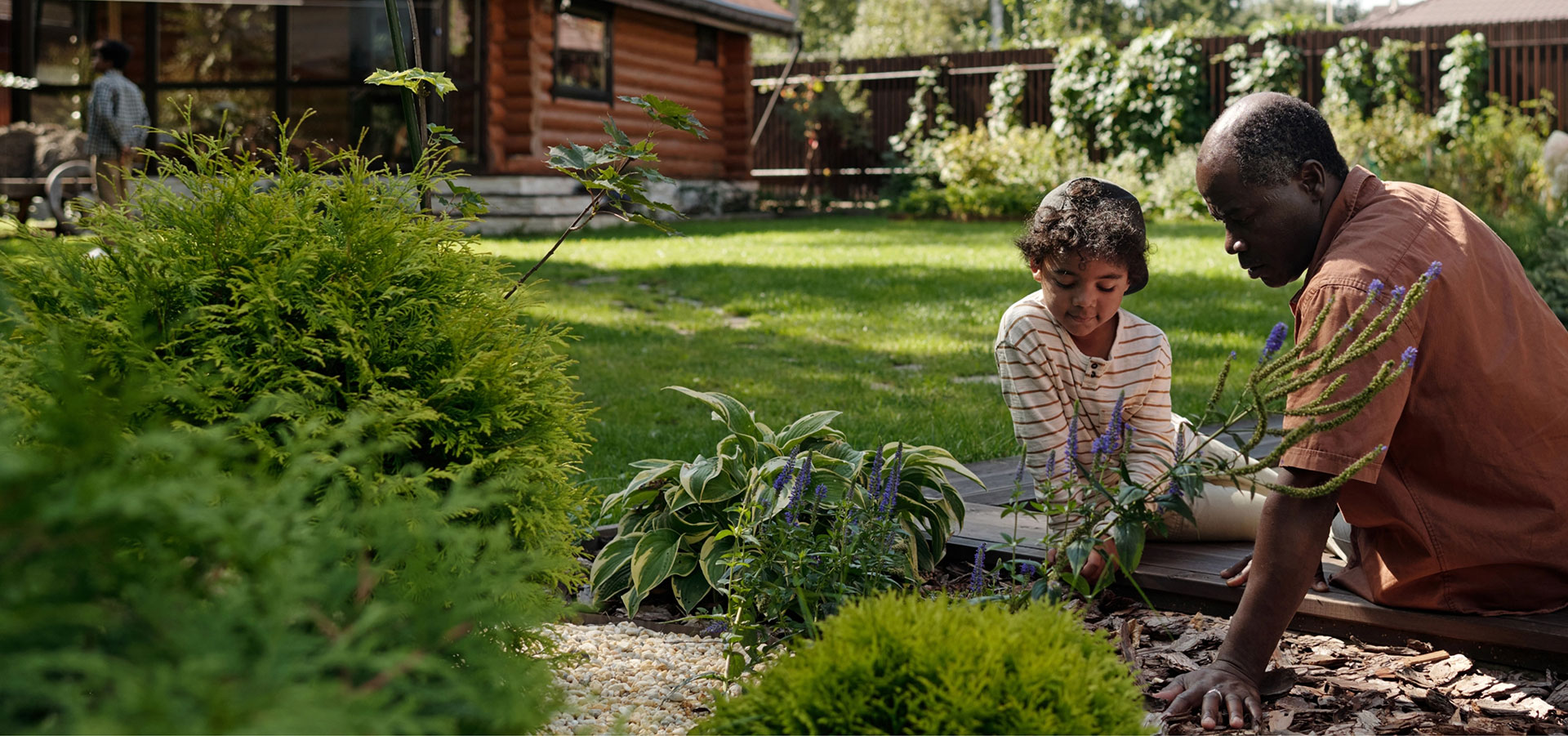 Family gardening